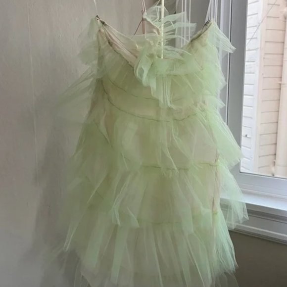 The Bar Kai Dress in Pistachio Green Size 10 - Picture 4 of 4